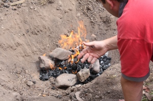 Cook whole lamb